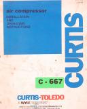 Curtis Challenge Air-Curtis Toledo E11, E-23 E50 E71 E15, Air Compressor Installation and Operations Mnaual 2000-E-15-E-23-E-50-E-71-E11-01